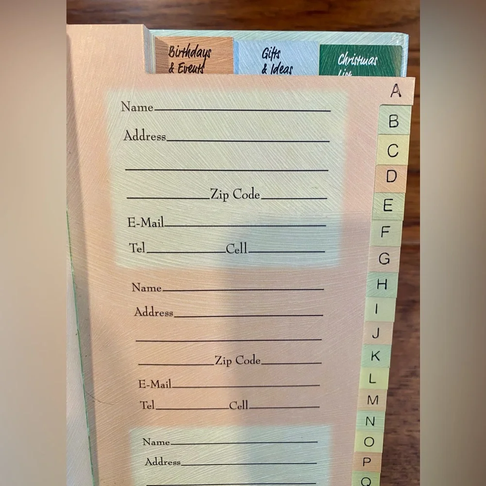Vintage Friends & Family Organizer By Tim Coffey- New‎